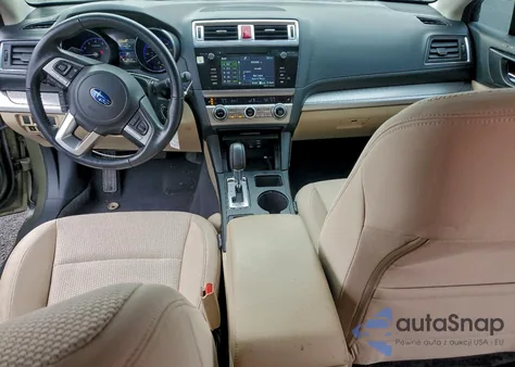 2015 Subaru Outback 2.5I Premium z USA, uszkodzony, nr VIN 4S4BSACC0F3269763